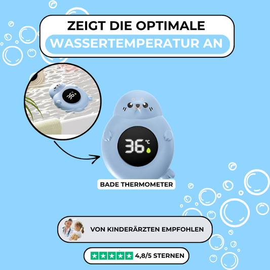 Wolina: Badewasser Thermometer - zeigt die optimale Temperatur an