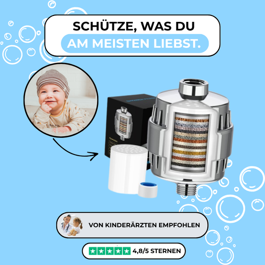 BABU - Duschfilter für gesunde Kinderhaut!