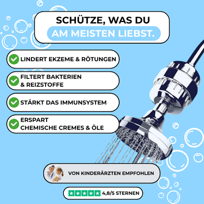 BABU - Duschfilter für gesunde Kinderhaut!